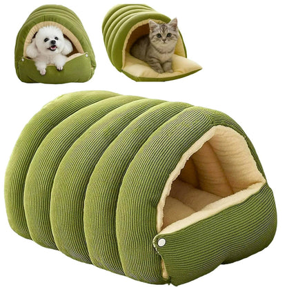 Removable and Washable Winter Closed off Cat Bed