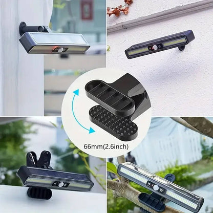 2 Set Portable Solar Fence Lights
