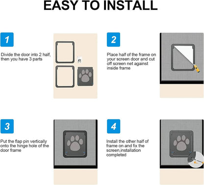 Pet Screen Door For Dogs And Cats