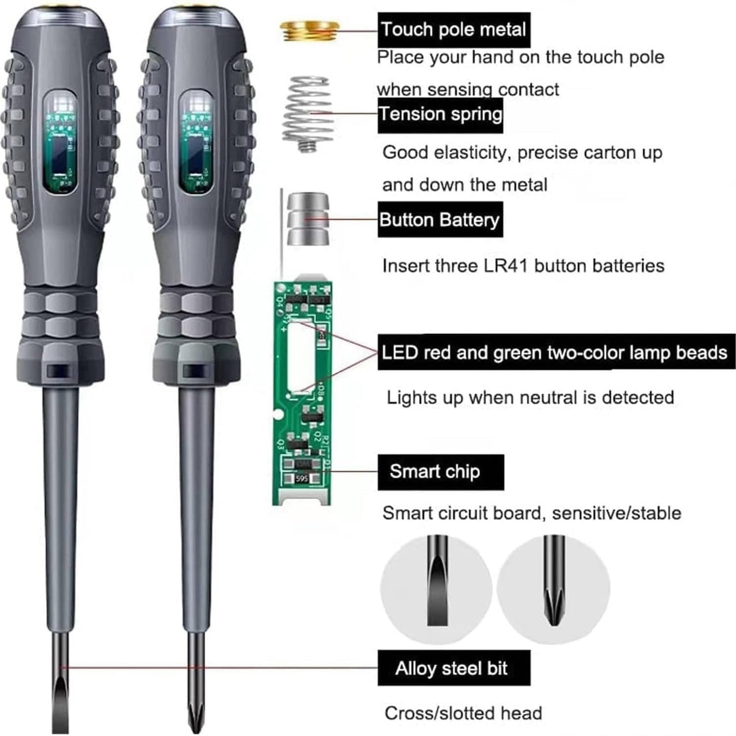 Non Contact Electrical Test Screwdriver
