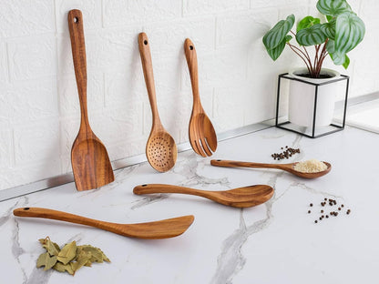 6pcs Wooden Utensils Set