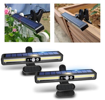 2 Set Portable Solar Fence Lights