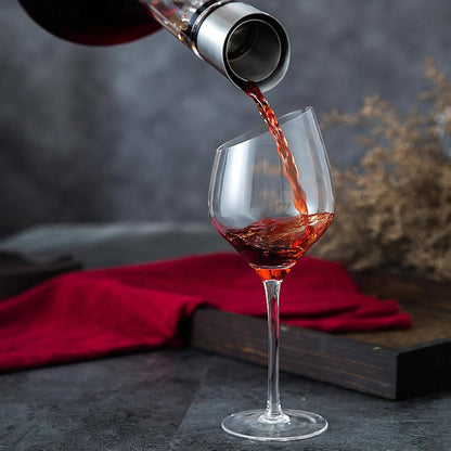 Crystal Glass Wine Decanter Aerator Carafe