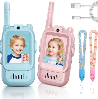 Kids Walkie Talkies Video Voice & Chat 2 Set