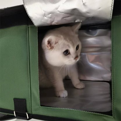 Heated Outdoor Cat House for Winter