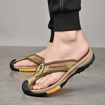 Water Resistant & Lightweight Toe Flip Flops for Men