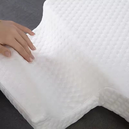 Orthopedic Couple Pillow With Arm-Tunnel For Cuddling