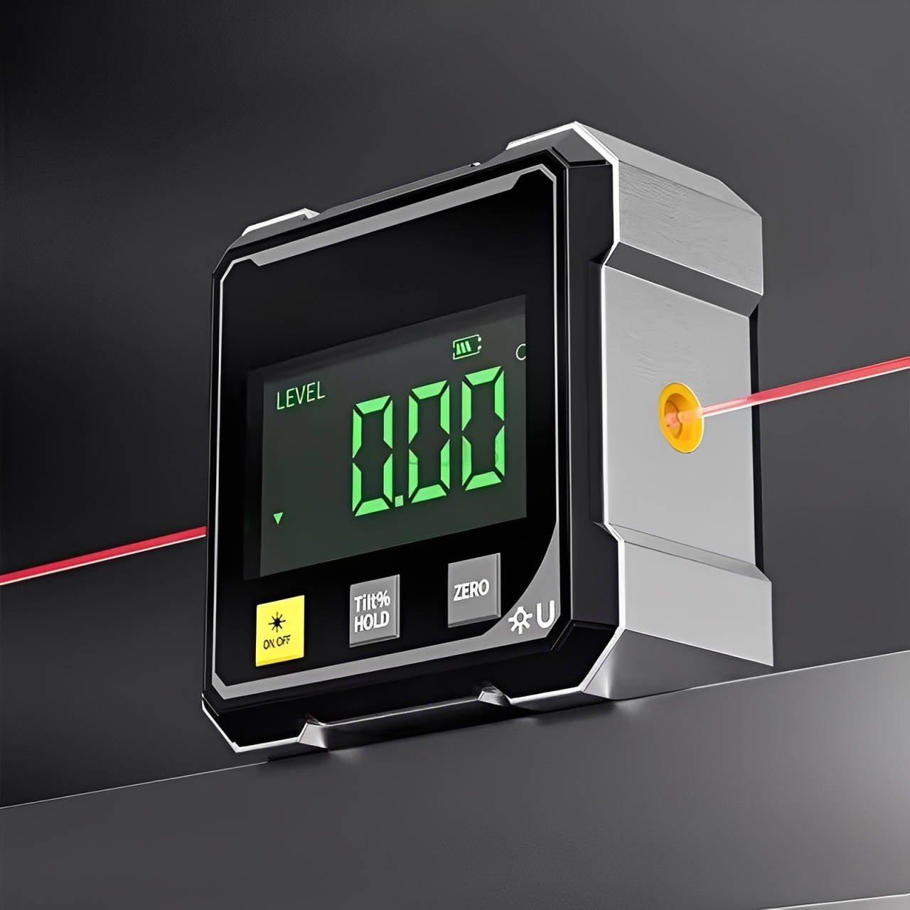 Digital Angle Finder with Laser Level