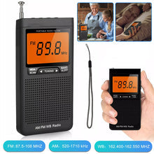 Portable Pocket AM/FM Radio