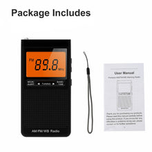 Portable Pocket AM/FM Radio