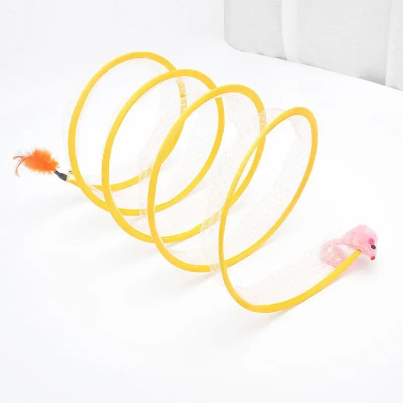 Collapsible S Type Interactive Cat Tunnel
