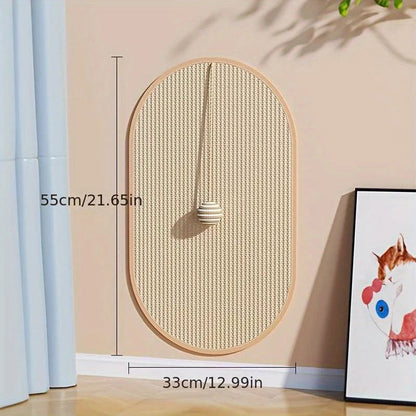 Sisal 3 in 1 Wall Mounted Cat Scratch Pad