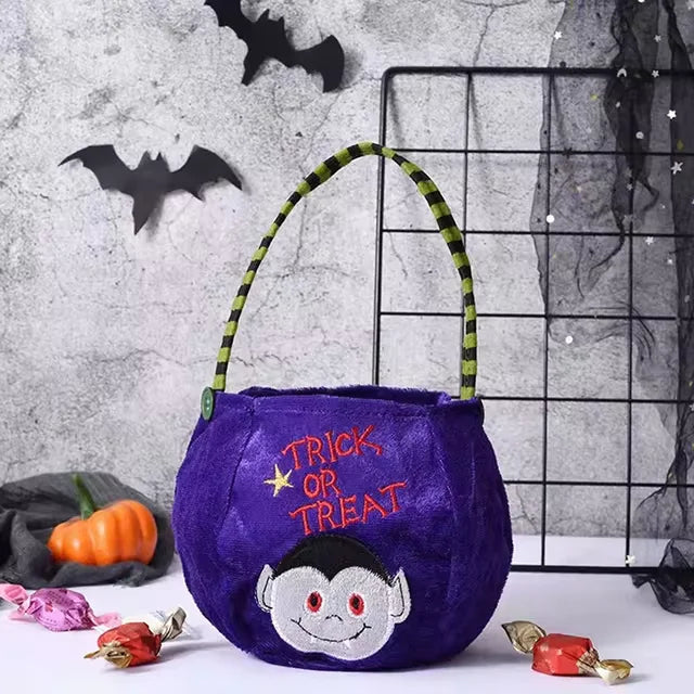 Pumpkin Halloween Treat Bag for Kids