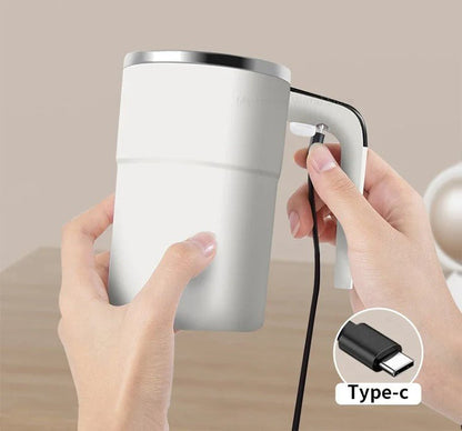 Rechargeable Mug with Built-in Stirring