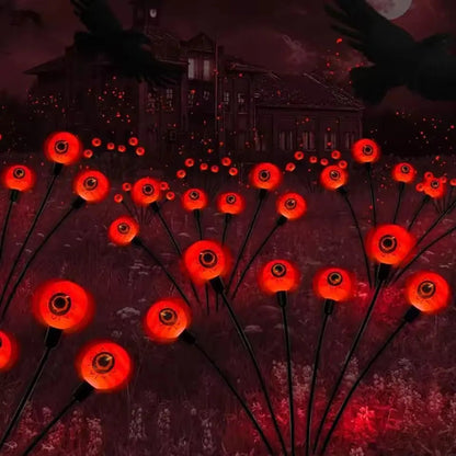 Lighted Halloween Eyeball Props Solar Garden Lights
