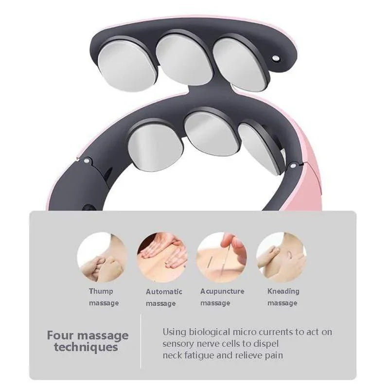 Neck Massager with Multi-Mode Pulse Function