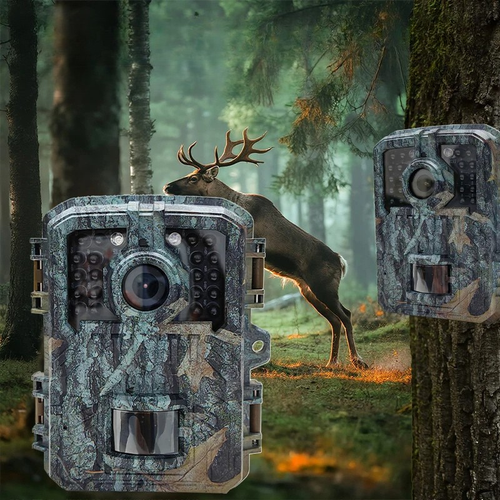 Mini 16MP Night Vision Trail Camera with PIR Motion Tracking