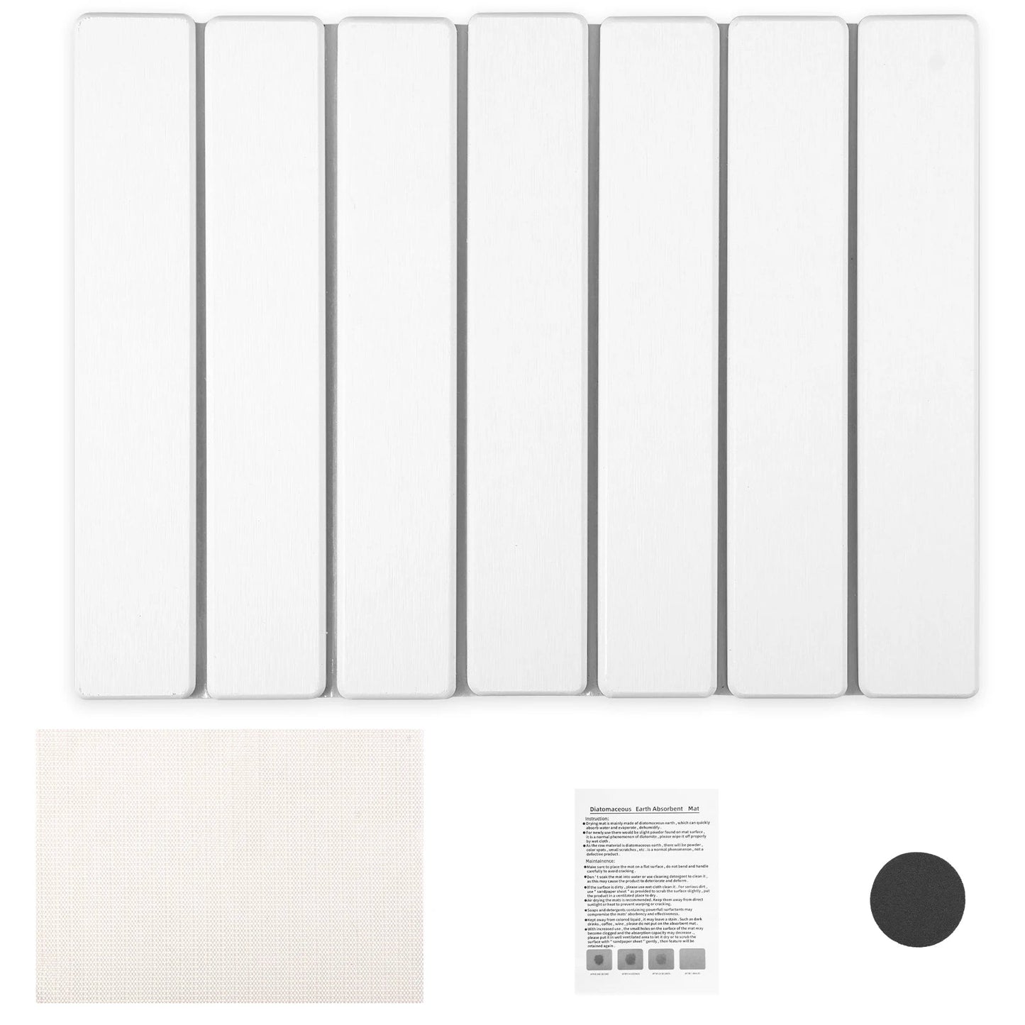 Foldable Diatomite Stone Dish Drying Mat