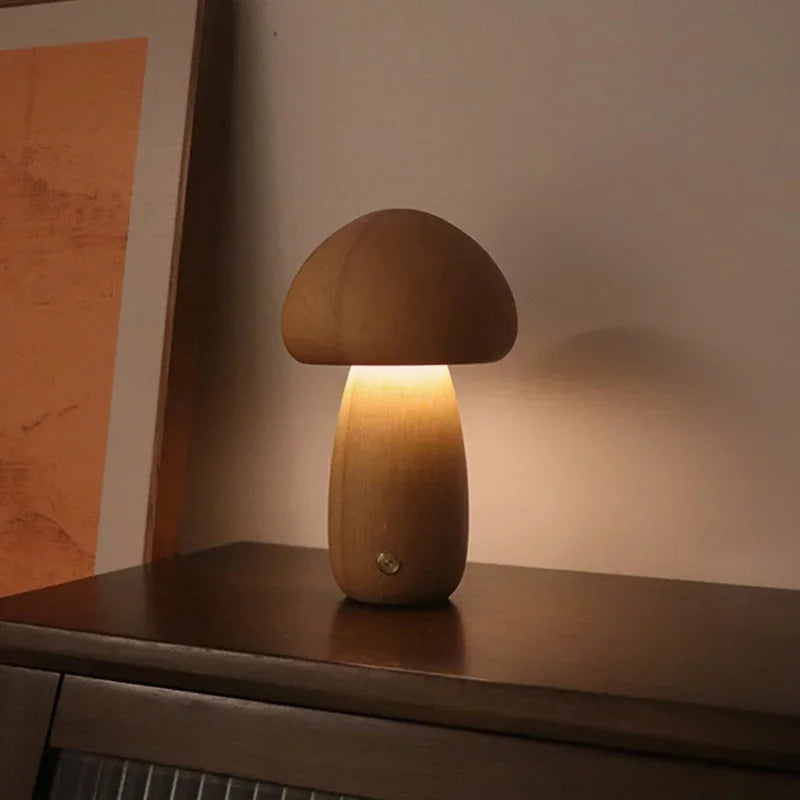 Mushroom Night Light Bedside Lamp