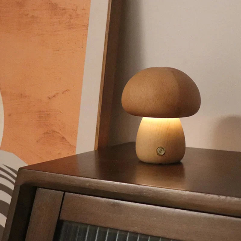 Mushroom Night Light Bedside Lamp